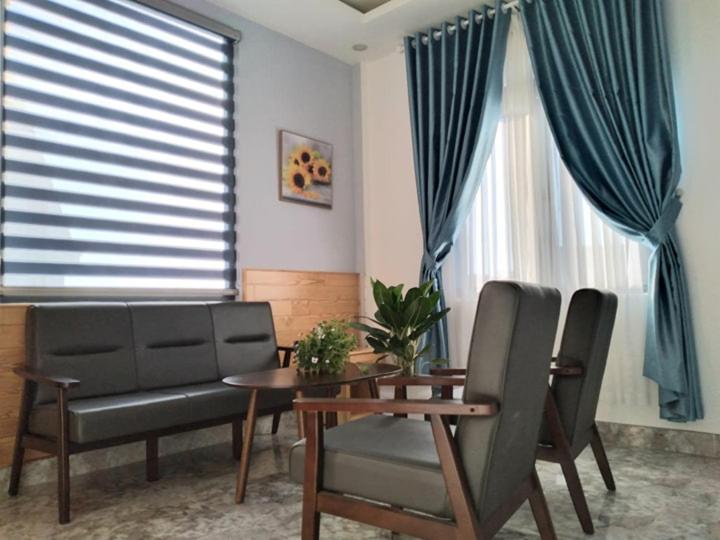 Posezení v ubytování Luan'S Villa
