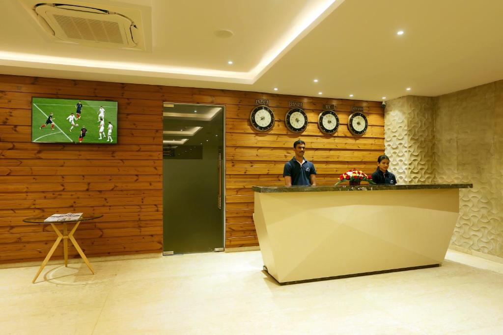 Vstupní hala nebo recepce v ubytování Resort The Lohias, Goa Candolim