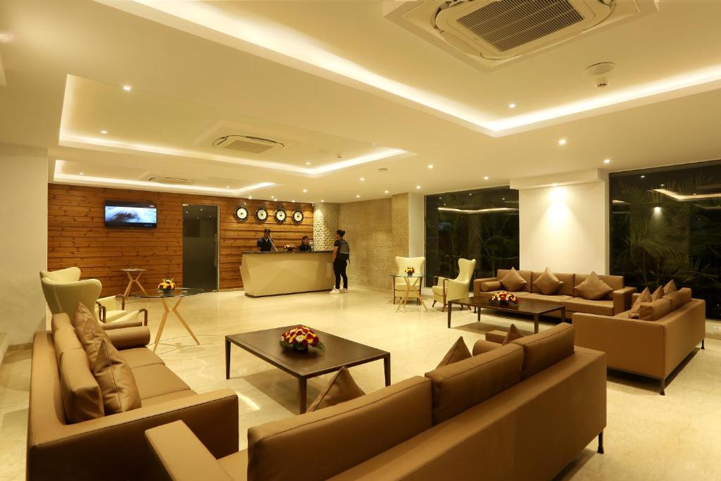 Posezení v ubytování Resort The Lohias, Goa Candolim