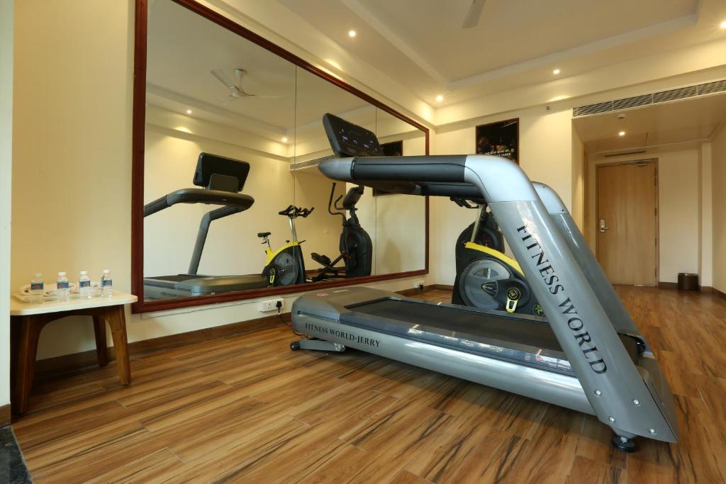 Fitness centrum a/nebo fitness zařízení v ubytování Resort The Lohias, Goa Candolim