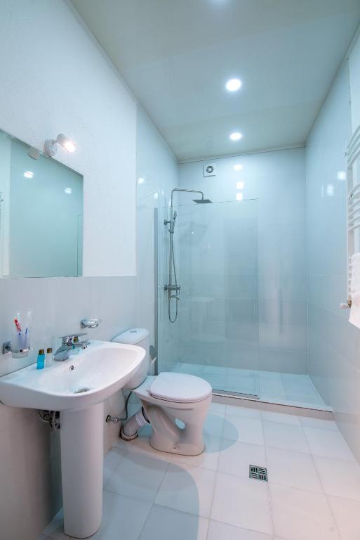 Koupelna v ubytování Hotel Opinion