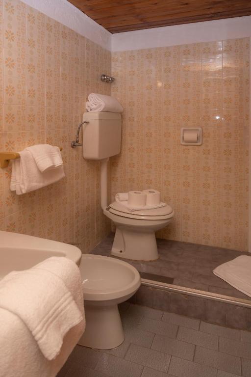 Koupelna v ubytování Hotel Monte Triplex