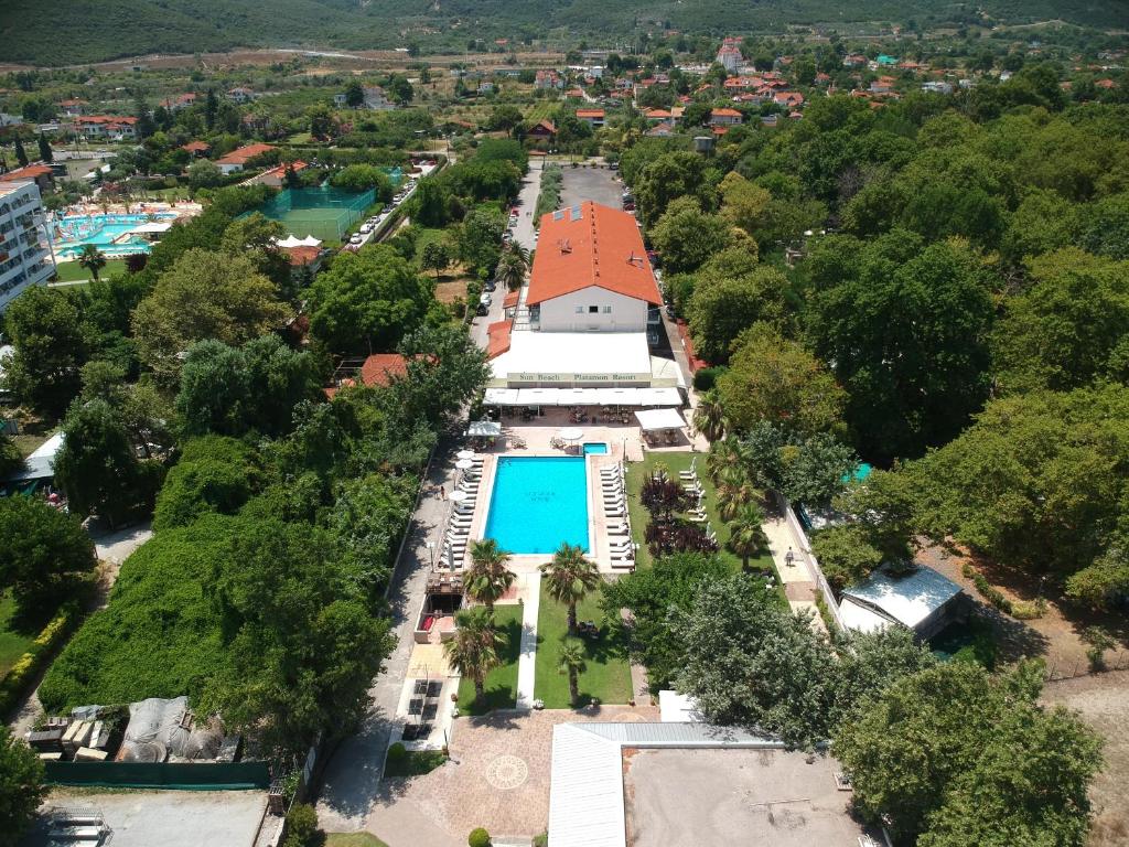 Bazén v ubytování Sun Beach Hotel nebo v jeho okolí