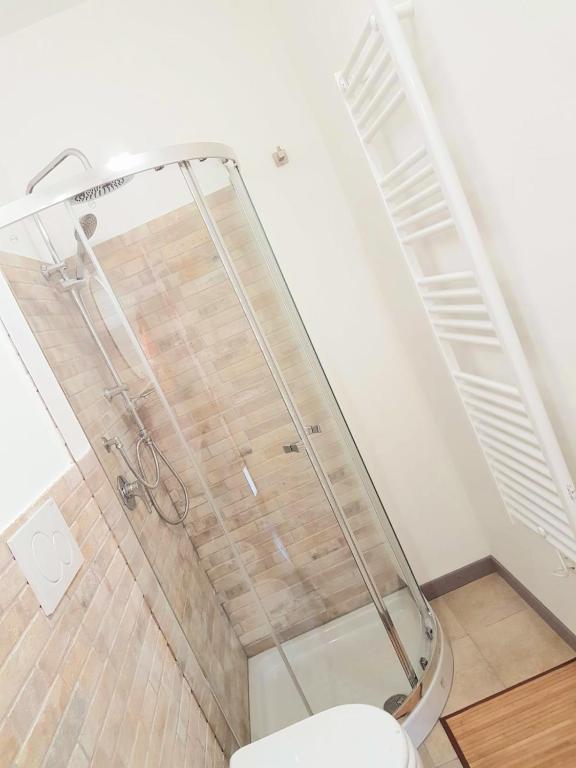 Koupelna v ubytování B&B La Delice