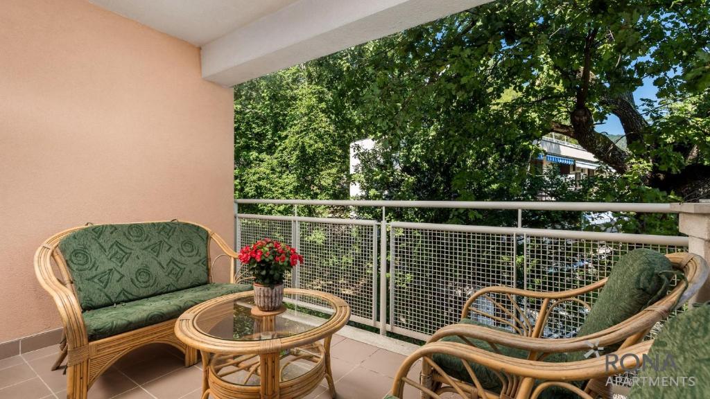 Balkón alebo terasa v ubytovaní Rona apartment Smokva 3
