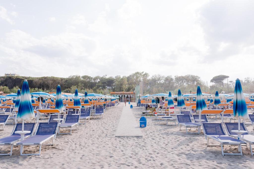 A beach at or near a szállodákat