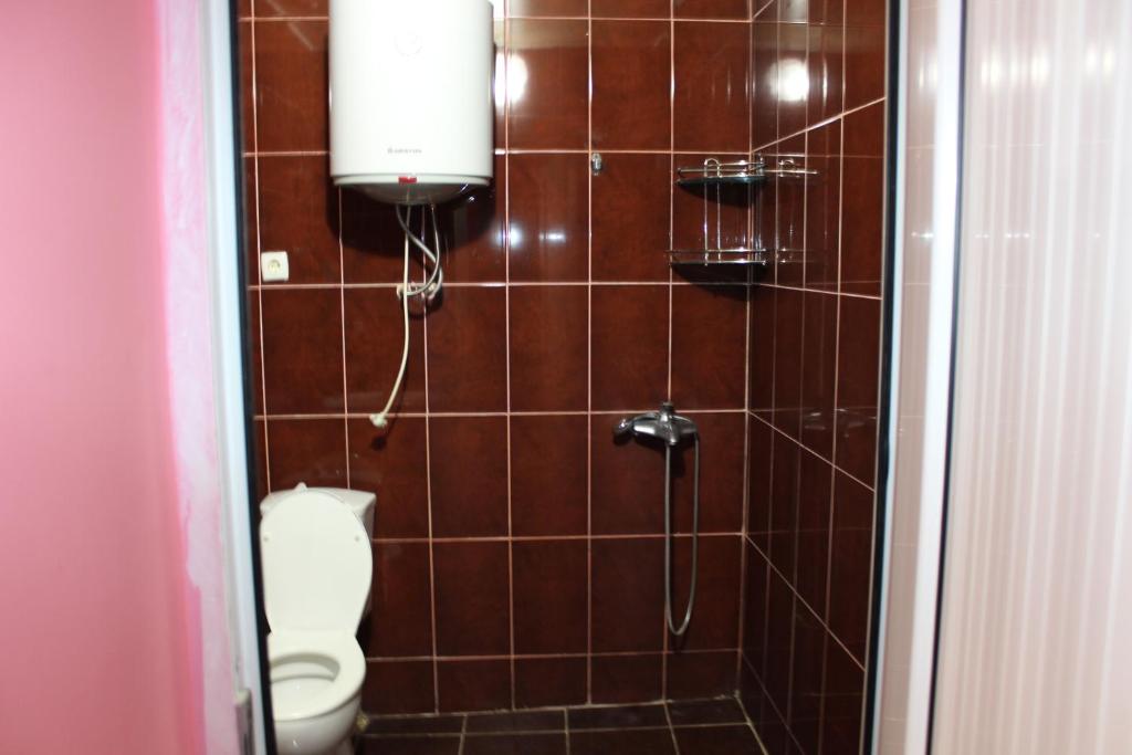 Koupelna v ubytování Tornado Hotel
