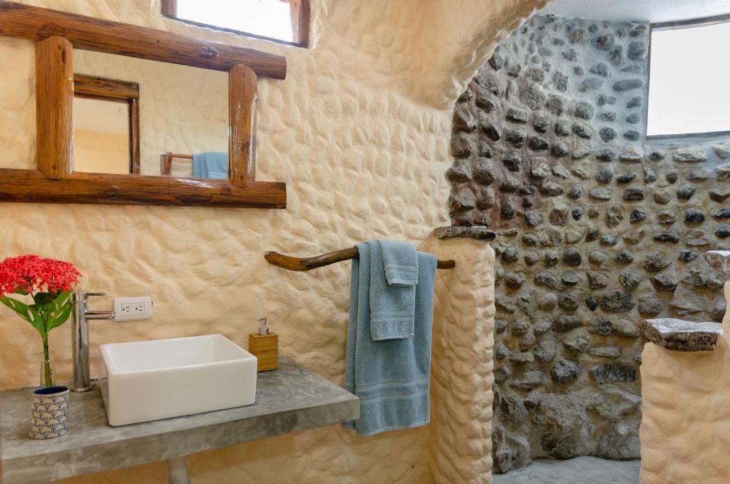 Koupelna v ubytování Hotel Entre Dos Aguas