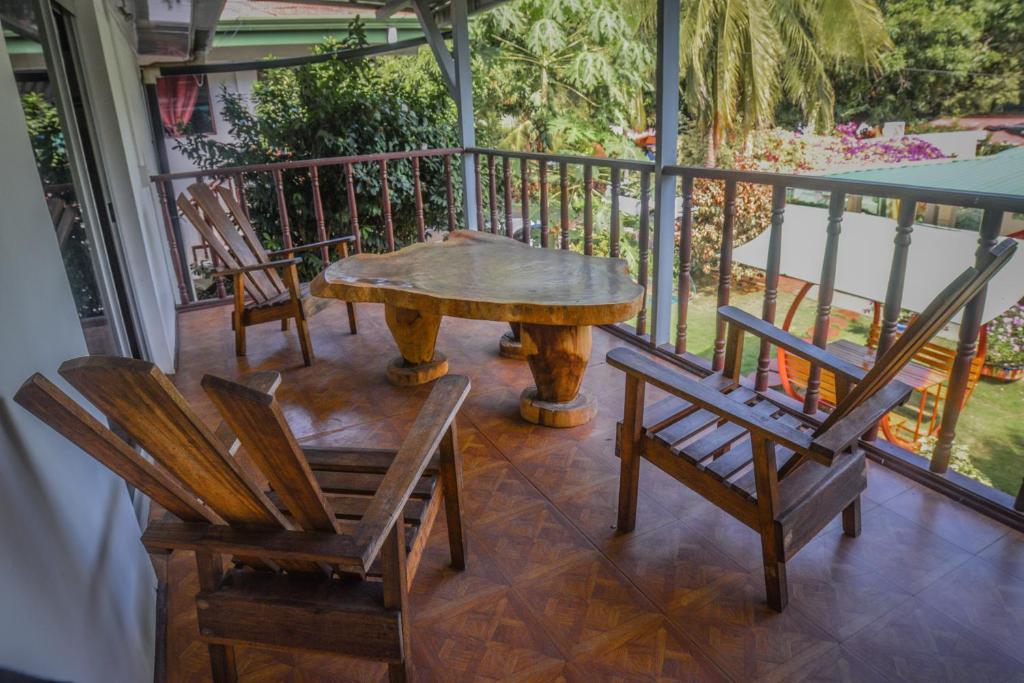 Balkón nebo terasa v ubytování Hotel Marielos