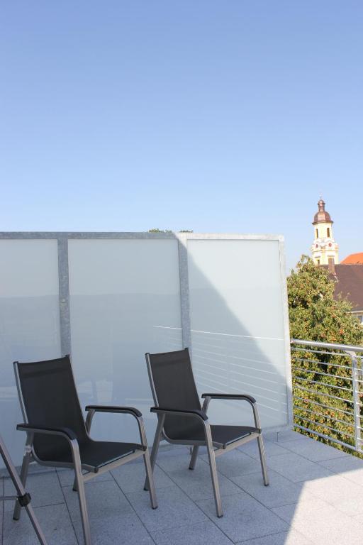 Balkón nebo terasa v ubytování Das Quartier