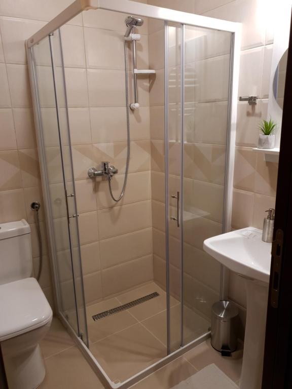 Koupelna v ubytování Zvjezdana dolina Garni hotel