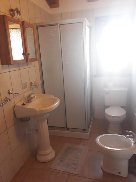 Koupelna v ubytování Apart Hotel Dolce Vita