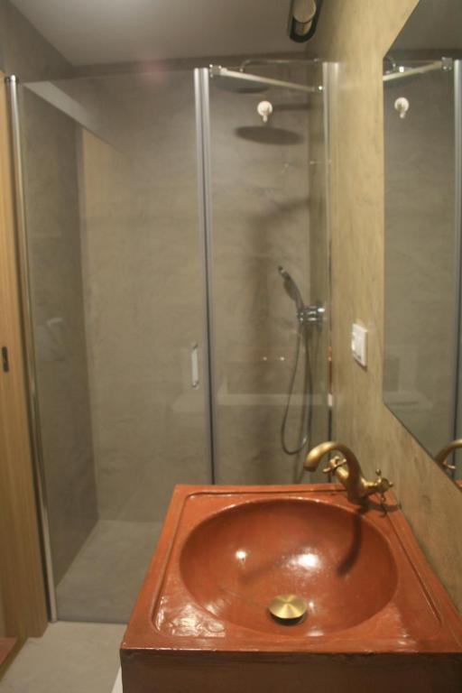 Koupelna v ubytování Apartamentos Plan Dulcis