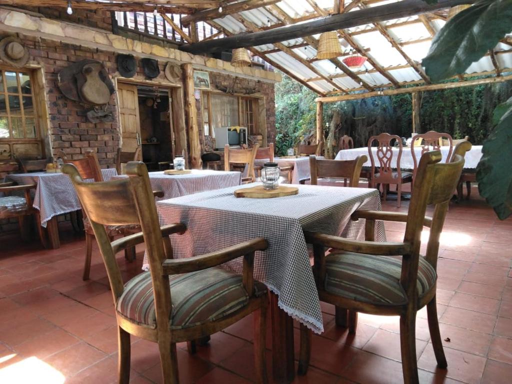 Restaurace v ubytování Hotel Campestre los Duraznos
