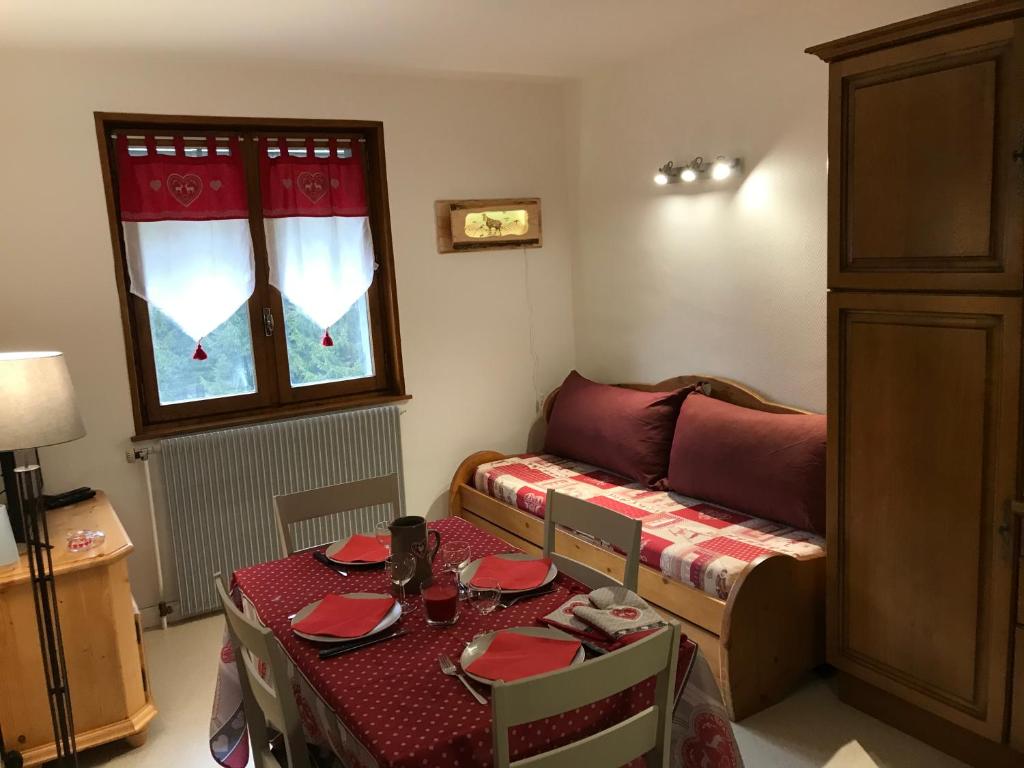 Χώρος καθιστικού στο Locations de la cascade 4 personnes