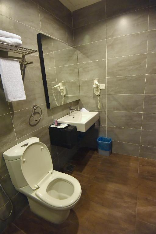 Koupelna v ubytování Jindagu Hotel Ipoh