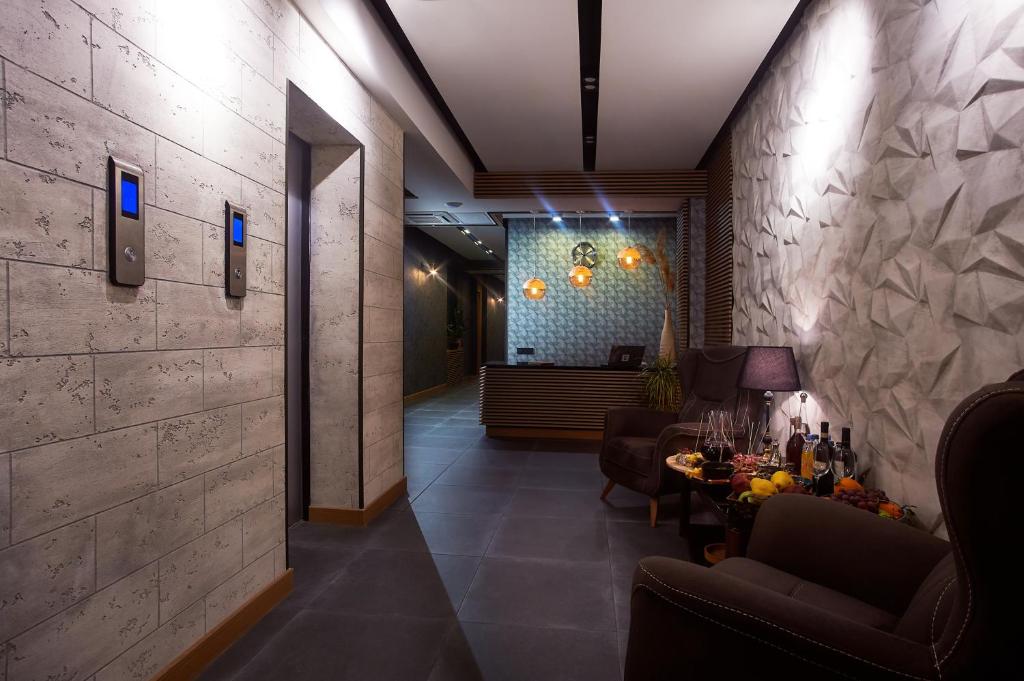 Posezení v ubytování Green Boutique Hotel