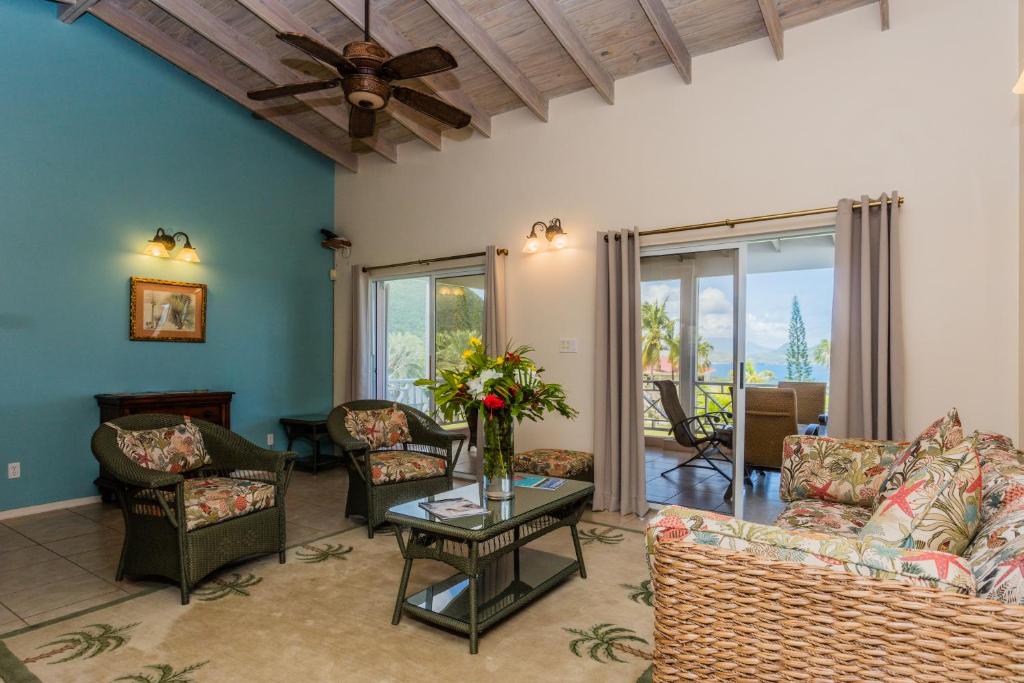 Posezení v ubytování Mount Nevis Hotel