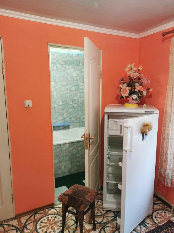 Kuchyň nebo kuchyňský kout v ubytování Cottage 5