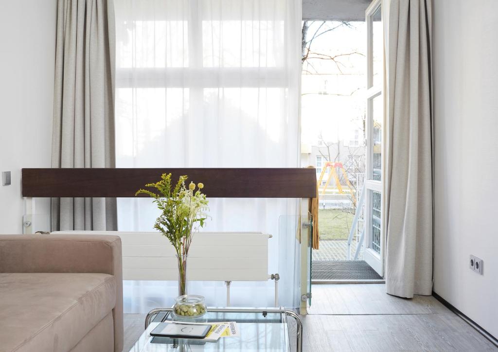 Posezení v ubytování Living Hotel am Olympiapark