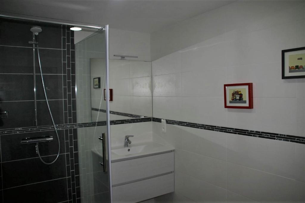 Koupelna v ubytování Mas de la Giralde - B&B