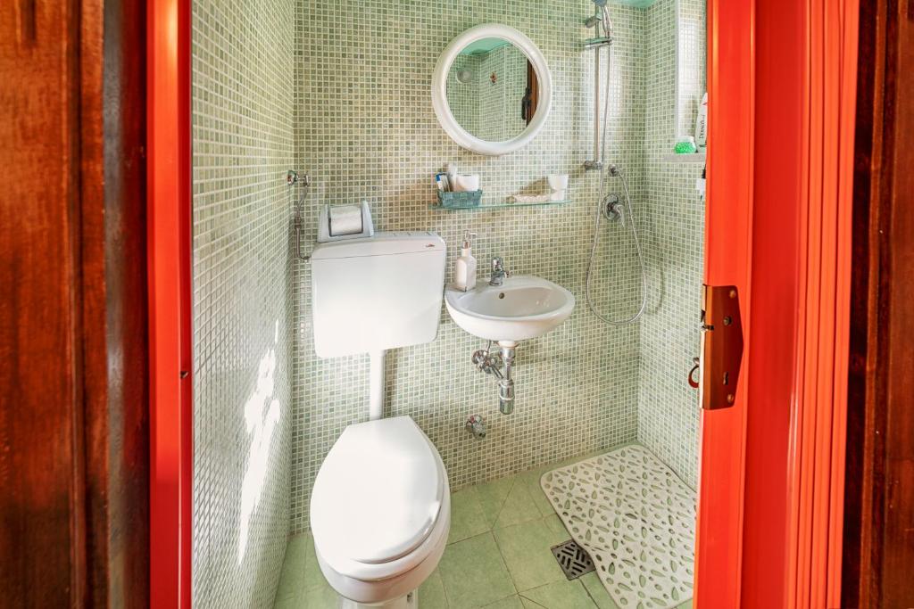Koupelna v ubytování B&B Borgo Antico