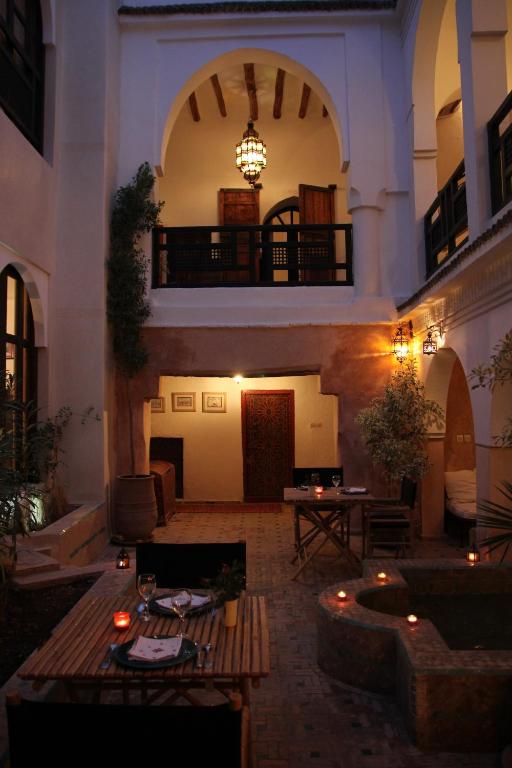 Posezení v ubytování Riad Spa Dar Nimbus