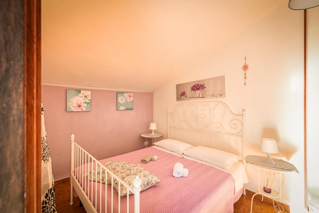 Postel nebo postele na pokoji v ubytování B&B Borgo Antico