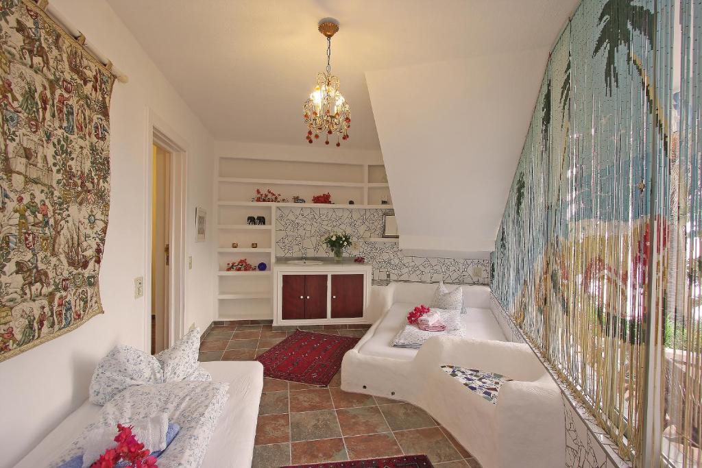Łóżko lub łóżka w pokoju w obiekcie Apartamento Bella Vista