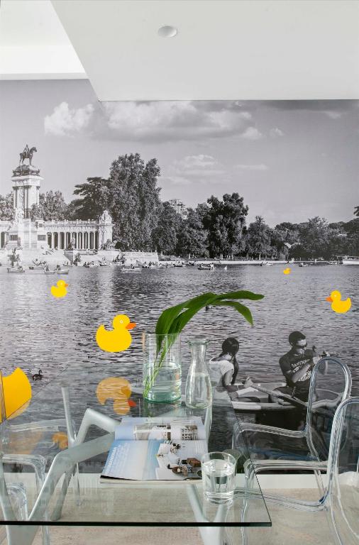 Výhled na řeku, která protéká v blízkosti apartmánu
