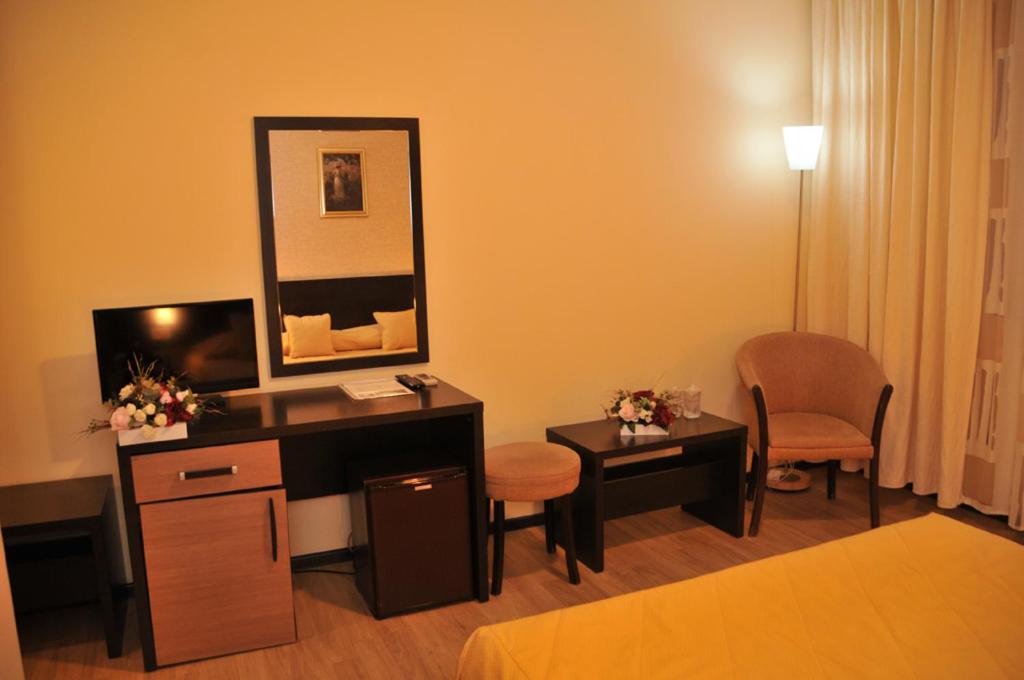 Postel nebo postele na pokoji v ubytování Hotel Nord