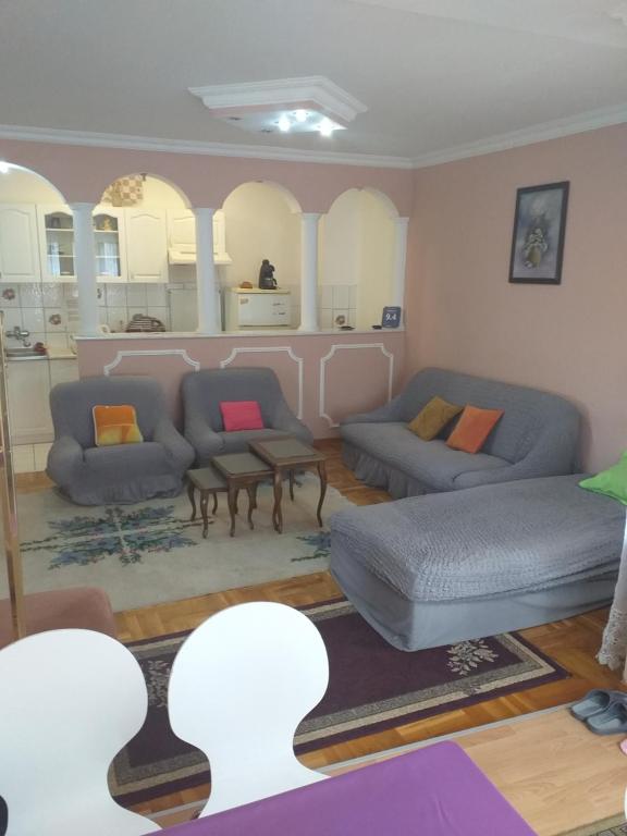 Posezení v ubytování Apartment Gajic