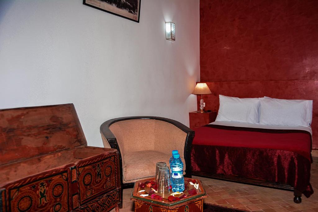 Posezení v ubytování Riad Saba