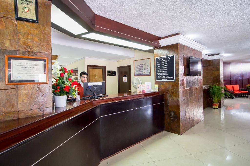 Vstupní hala nebo recepce v ubytování Hotel Ambassador Mérida