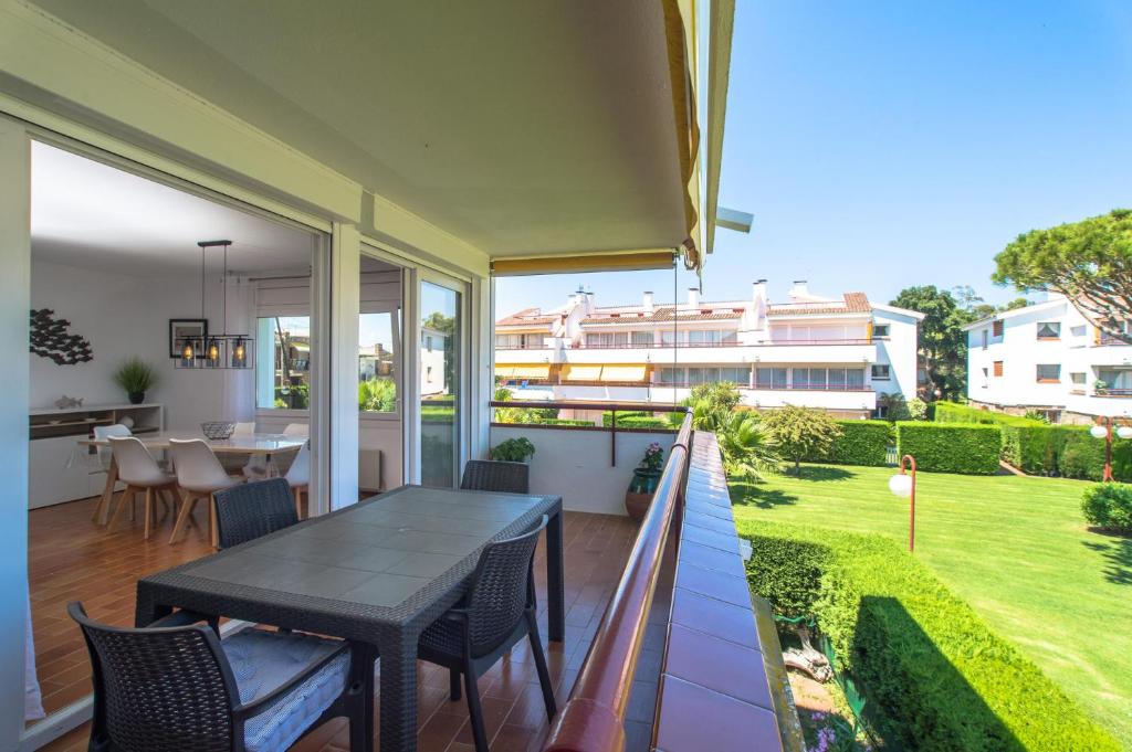 Zahrada ubytování BF-5 CALELLA DE PALAFRUGELL 4 PAX