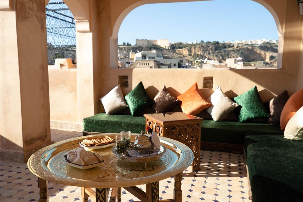 Un lugar para sentarse en Riad Sidrat Fes