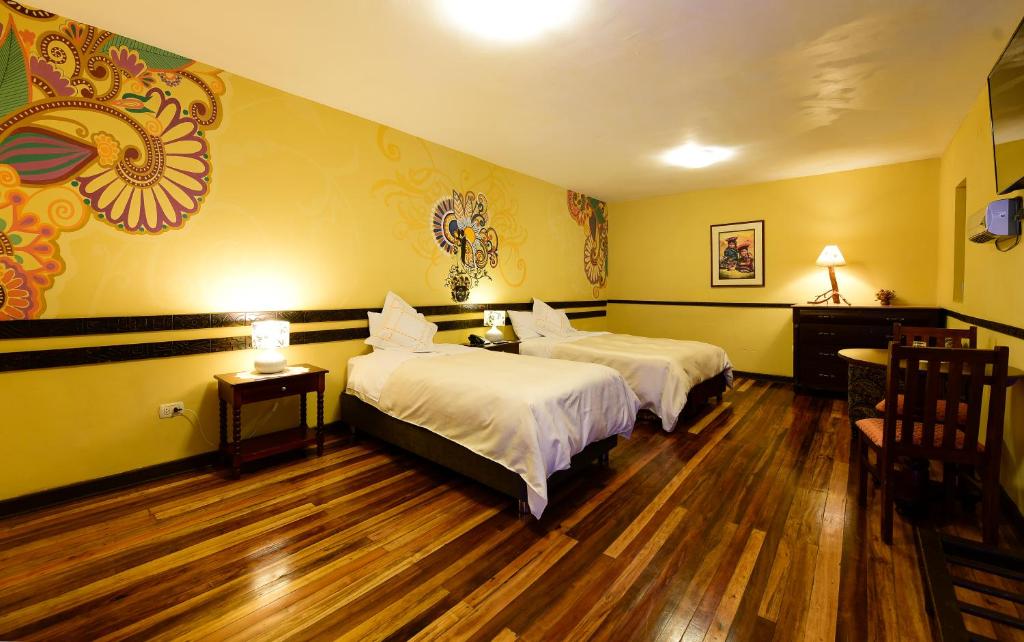Ένα ή περισσότερα κρεβάτια σε δωμάτιο στο Yabar Hotel Plaza