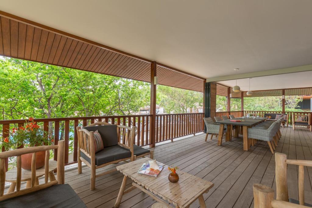 Balkón nebo terasa v ubytování Morena Resort