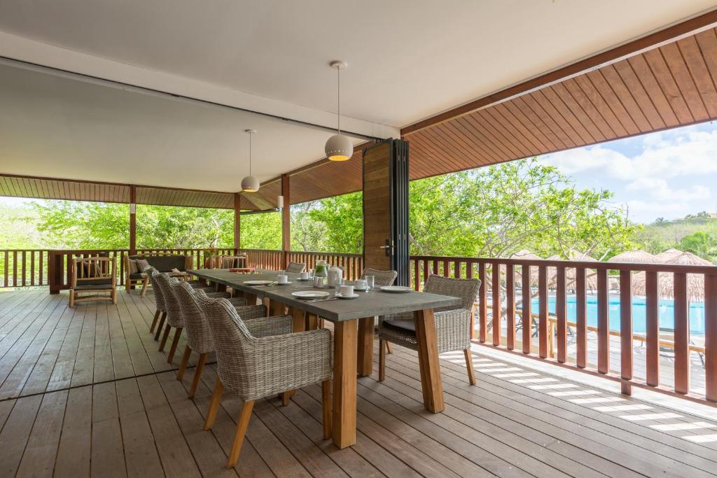 Balkón nebo terasa v ubytování Morena Resort