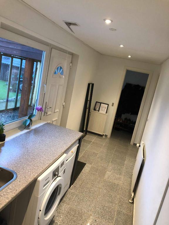 Kuchyň nebo kuchyňský kout v ubytování Holiday home Als
