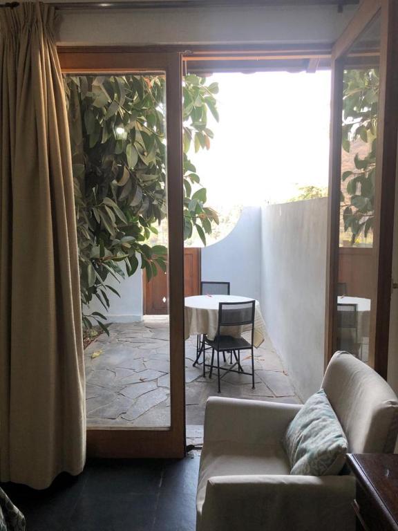 Uma área de estar em Casa Arrayán