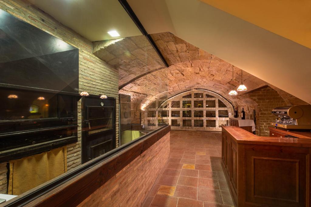 Kuchyň nebo kuchyňský kout v ubytování Palacio de Pujadas