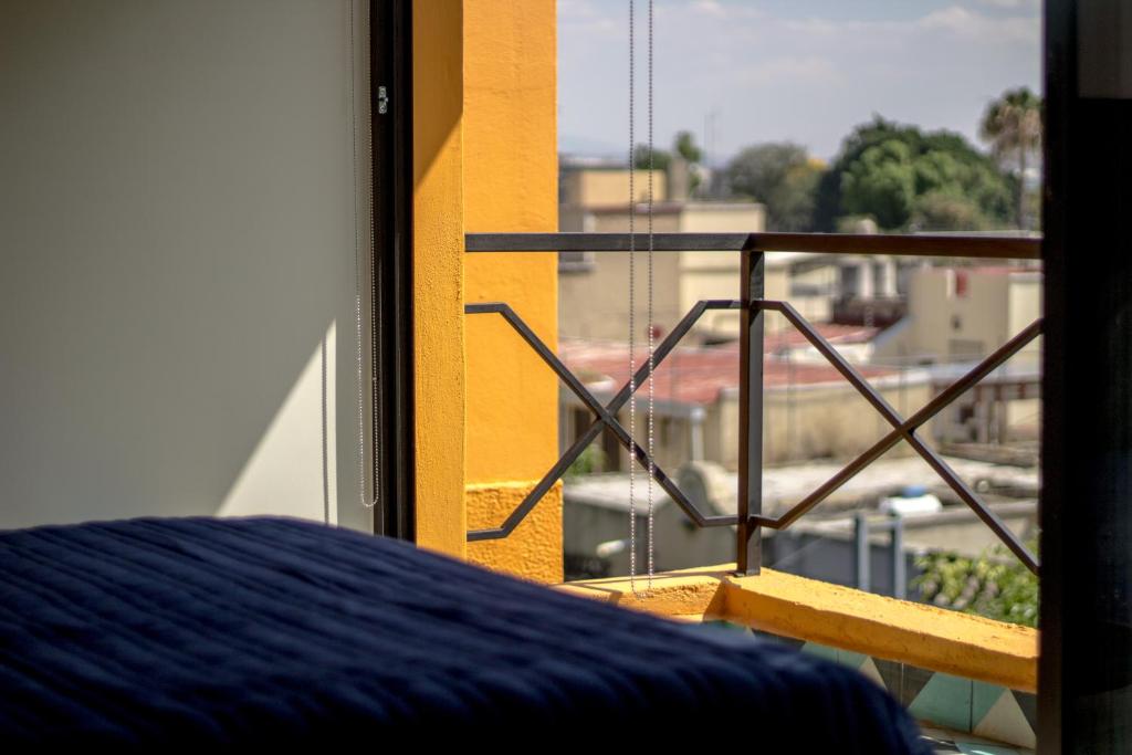 Balkón nebo terasa v ubytování Hostal Hidalgo