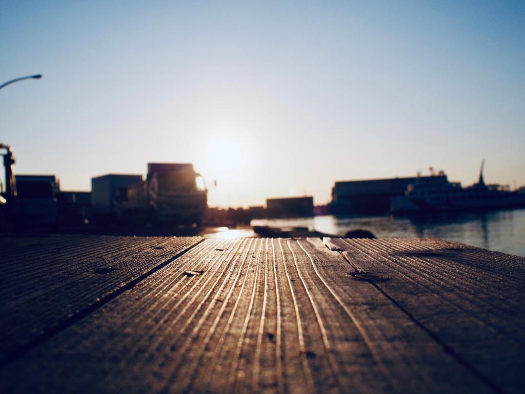 ゲストハウスの近くで見られる自然の景観