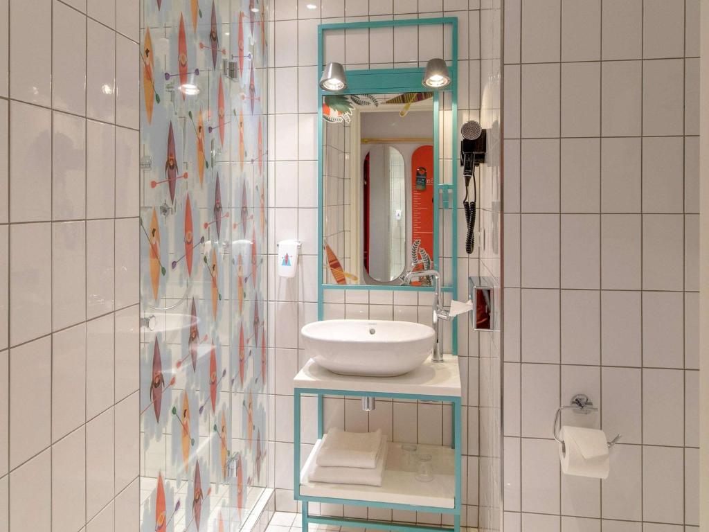 Koupelna v ubytování ibis Styles Warszawa Centrum