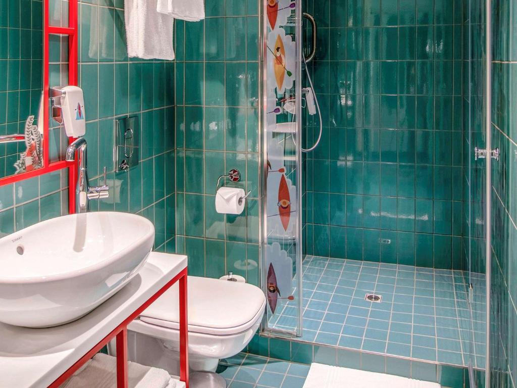 Koupelna v ubytování ibis Styles Warszawa Centrum