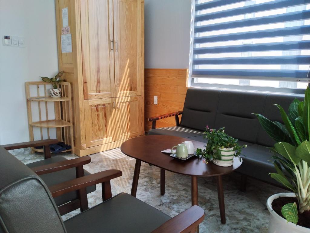 Posezení v ubytování Luan'S Villa