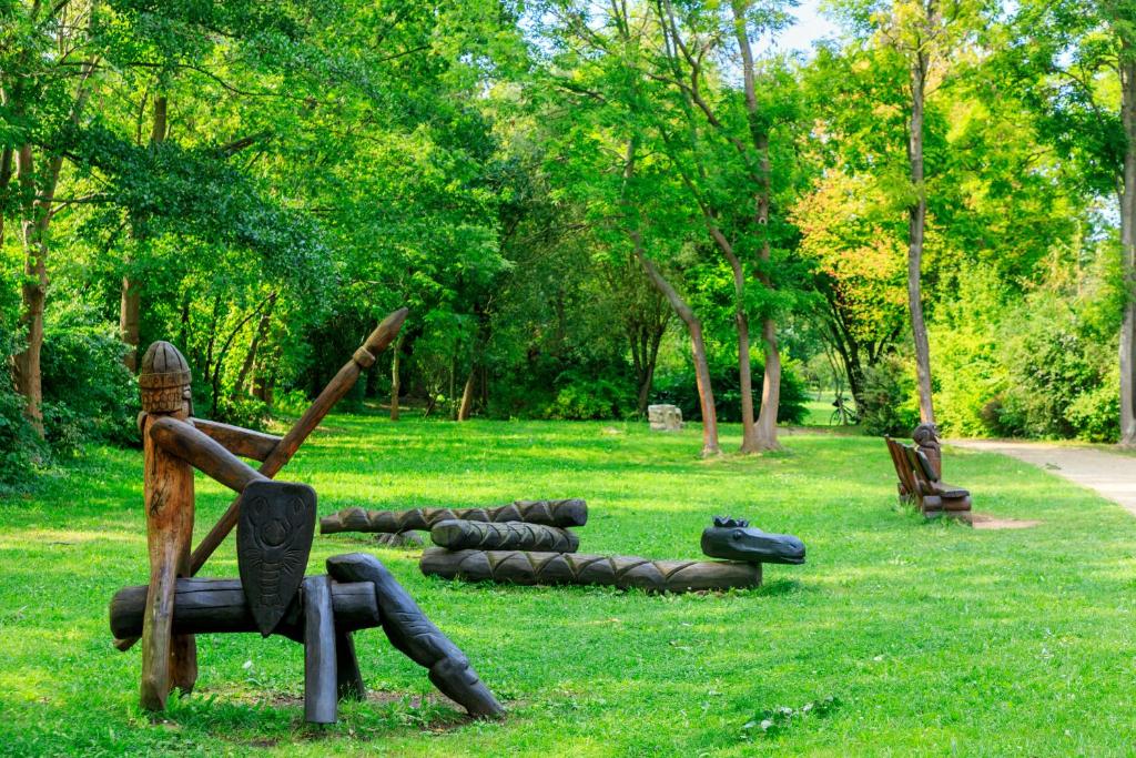 Zahrada ubytování Parkpension Spreewald