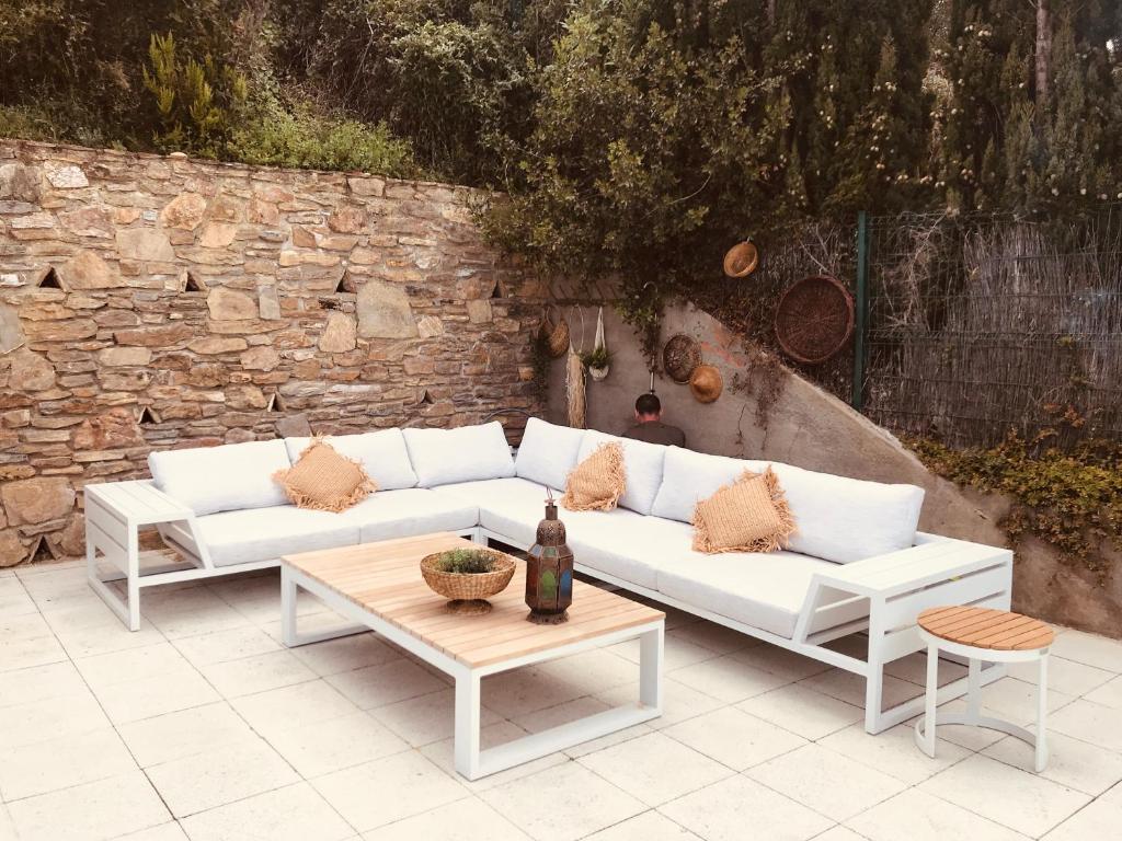 Posezení v ubytování Can Estrellas apartamento vista mar