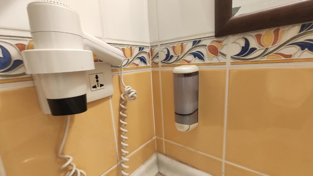Koupelna v ubytování Turkoman Hotel